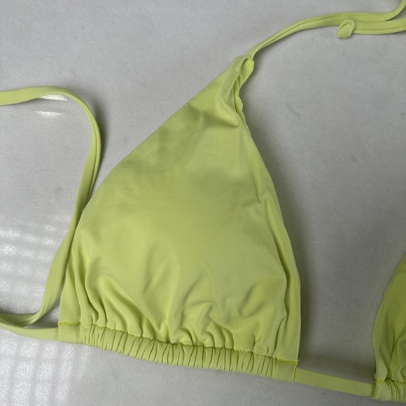 Billabong sol searcher lime green yellow tie bikini vacation summer NWT M & L - Picture 7 of 12